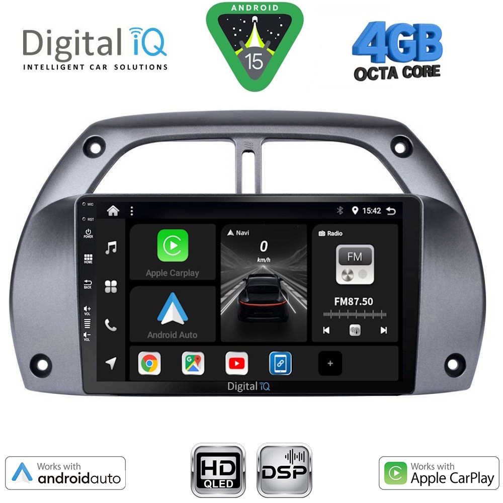 Βλησαρούλης Car Center - DIGITAL IQ BXF 6730_CPAA A/C (9inc) MULTIMEDIA TABLET for TOYOTA RAV 4 mod. 2000-2006