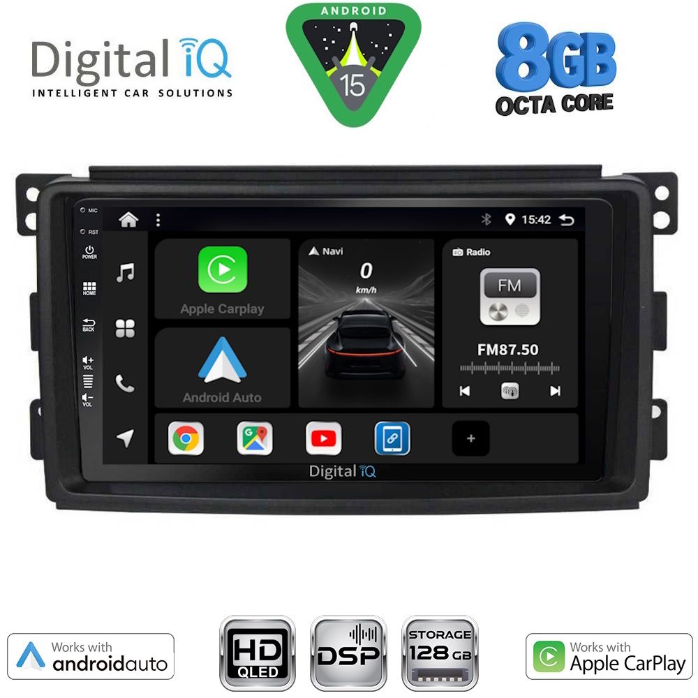 Βλησαρούλης Car Center - DIGITAL IQ BXF 7621_CPAA (9inc) MULTIMEDIA TABLET for SMART mod. 2007-2010