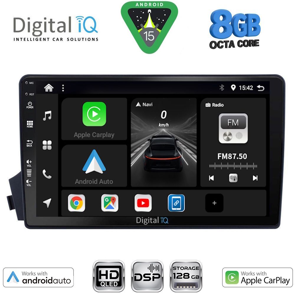 Βλησαρούλης Car Center - DIGITAL IQ BXF 7650_CPAA (9inc) MULTIMEDIA TABLET for SSANGYONG ACTYON - KYRON mod. 2006-2015