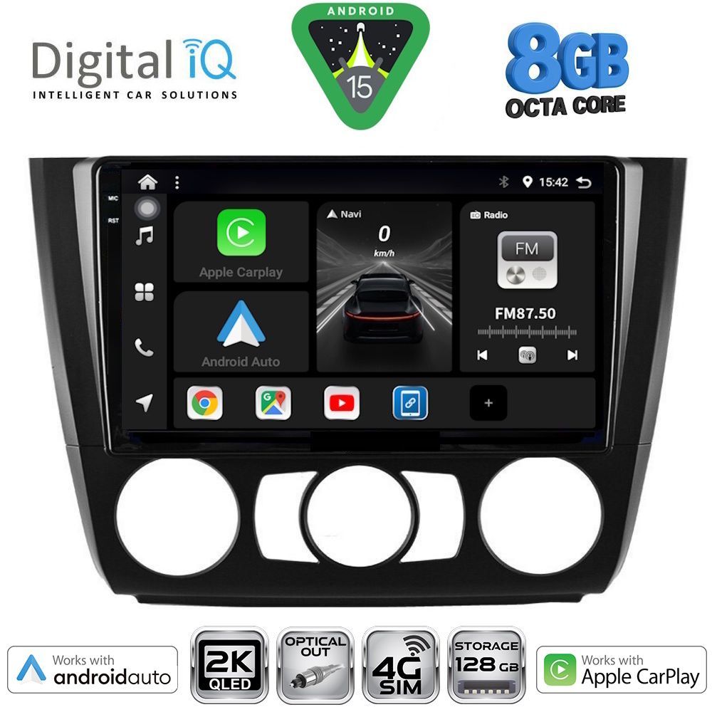 Βλησαρούλης Car Center - DIGITAL IQ BXK 20040_CPAA A/C (9inc) MULTIMEDIA TABLET for BMW S.1 (E81-82-87-88) mod. 2004-2013