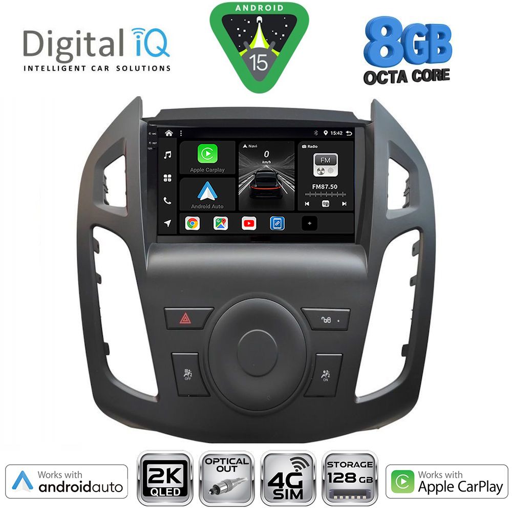 Βλησαρούλης Car Center - DIGITAL IQ BXK 20176_CPAA (9inc) MULTIMEDIA TABLET for FORD TRANSIT CONNECT mod. 2013-2018