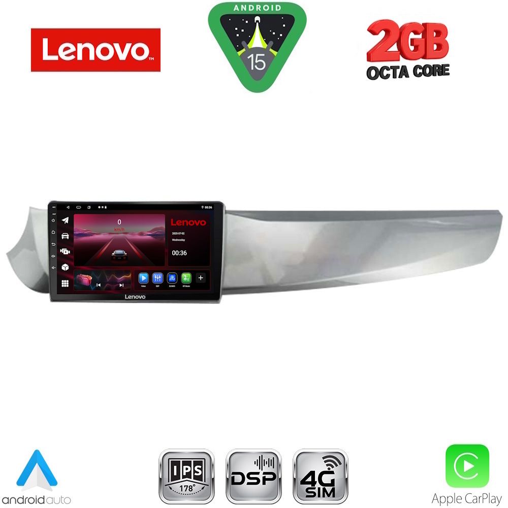 Βλησαρούλης Car Center - LENOVO LVF 5025_CPA (9inc) MULTIMEDIA TABLET for ALFA ROMEO GIULIETTA mod. 2010-2014