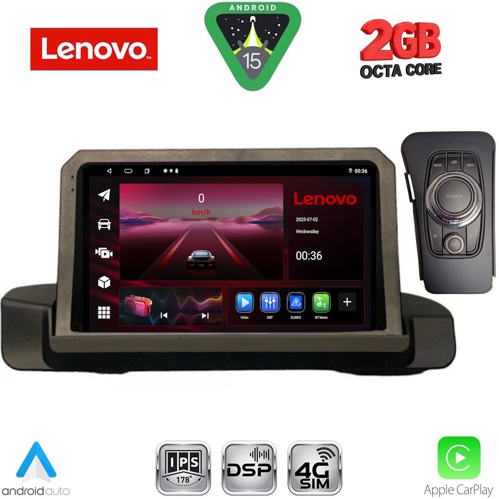 Βλησαρούλης Car Center - LENOVO LVF 5044_CPA (9inc) MULTIMEDIA TABLET for BMW S.3 (E90-91-92) mod. 2005-2012
