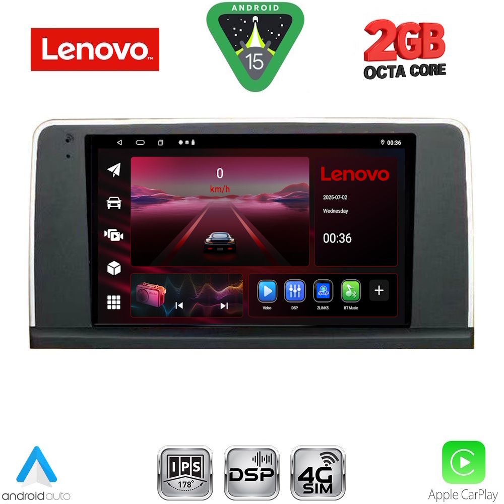 Βλησαρούλης Car Center - LENOVO LVF 5059_CPA (CIC) (9inc) MULTIMEDIA TABLET for BMW X3 (F25) mod. 2011-2013