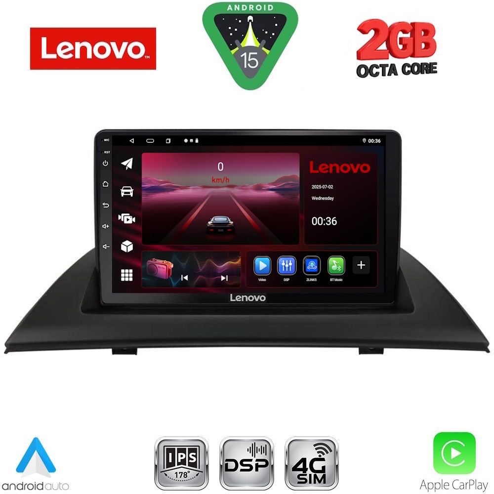Βλησαρούλης Car Center - LENOVO LVF 5058_CPA (9inc) MULTIMEDIA TABLET for BMW X3 (E83) mod. 2003-2010