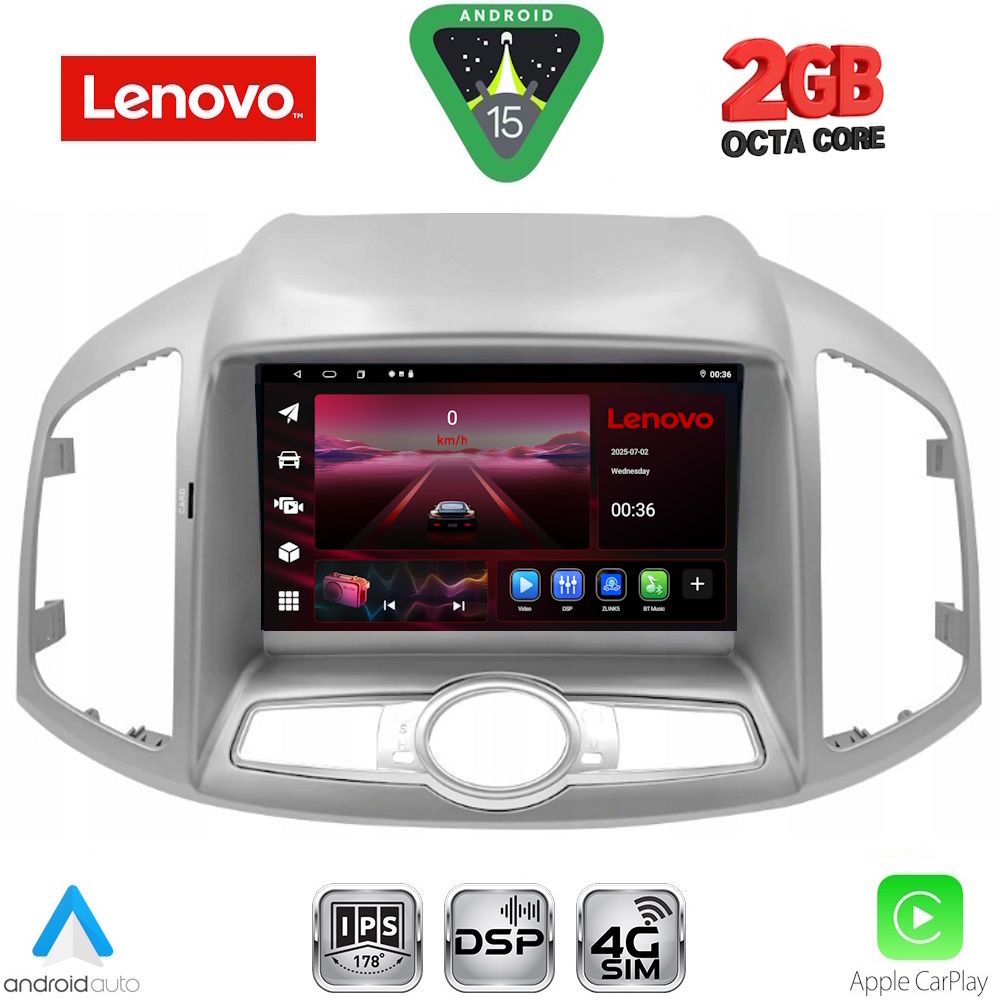 Βλησαρούλης Car Center - LENOVO LVF 5071_CPA (9inc) MULTIMEDIA for CHEVROLET CAPTIVA mod. 2012-2018