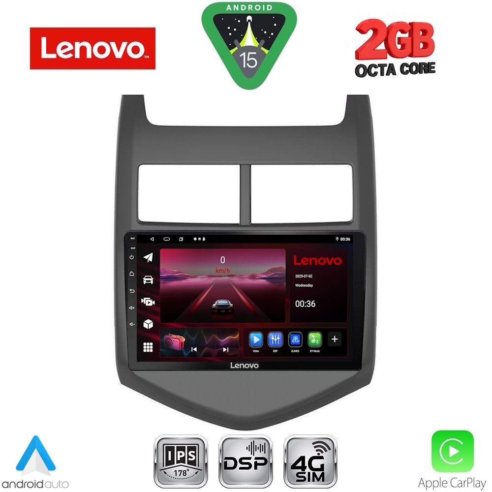 Βλησαρούλης Car Center - LENOVO LVF 5074_CPA (9inc) MULTIMEDIA TABLET for CHEVROLET AVEO mod. 2011-2014