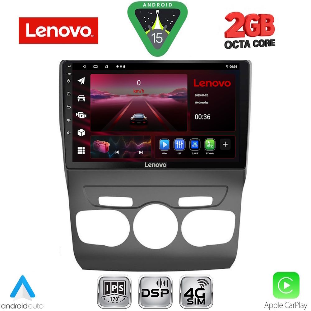 Βλησαρούλης Car Center - LENOVO LVF 5085_CPA (10inc) MULTIMEDIA TABLET for CITROEN C4 -DS4 mod. 2011-2018