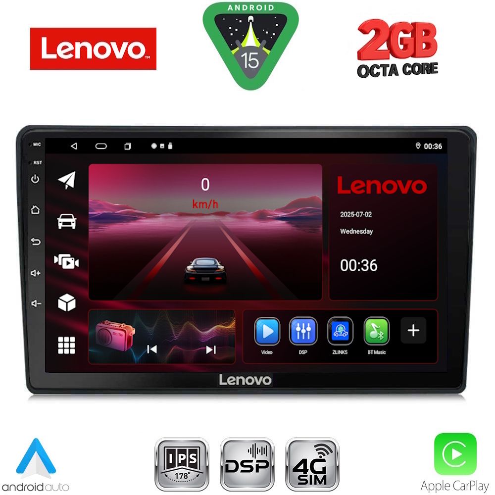 Βλησαρούλης Car Center - LENOVO LVF 5086_CPA (10inc) MULTIMEDIA TABLET for CITROEN C4 - DS4 mod. 2018-2025