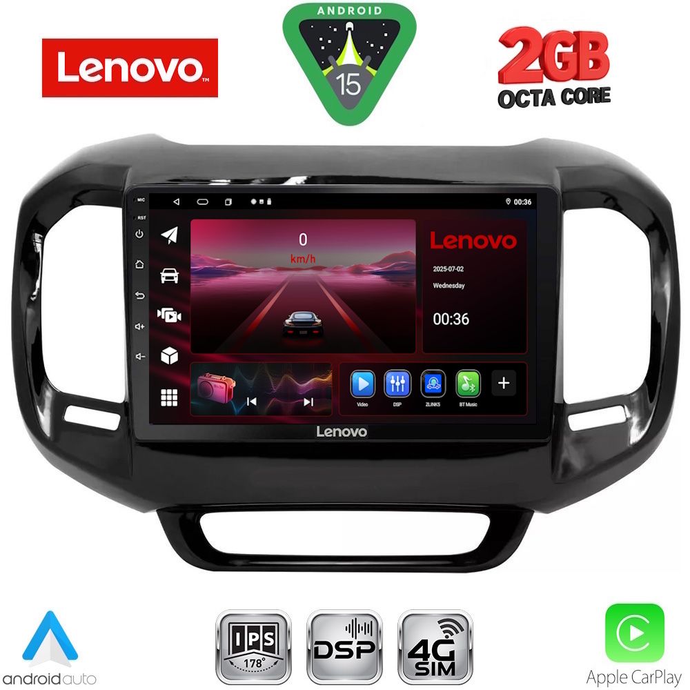 Βλησαρούλης Car Center - LENOVO LVF 5127_CPA (9inc) MULTIMEDIA TABLET for FIAT TORO mod. 2017-2026