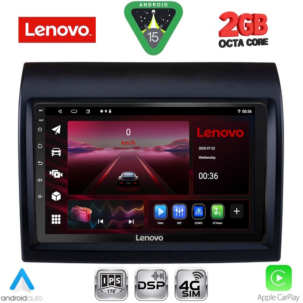 Βλησαρούλης Car Center - LENOVO LVF 5141_CPA (9inc) MULTIMEDIA TABLET for FIAT DUCATO – CITROEN JUMPER – PEUGEOT BOXER mod. 2011-2021