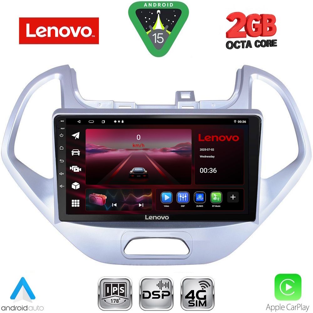 Βλησαρούλης Car Center - LENOVO LVF 5167LO_CPA (9inc) MULTIMEDIA TABLET for FORD KA mod. 2017-2024