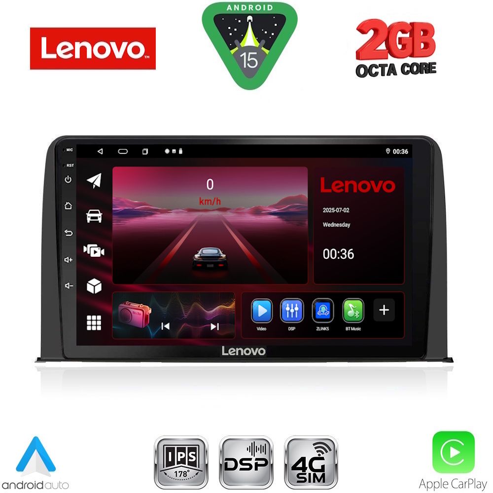Βλησαρούλης Car Center - LENOVO LVF 5199_CPA (10inc) MULTIMEDIA TABLET for HONDA CRV mod. 2017-2023