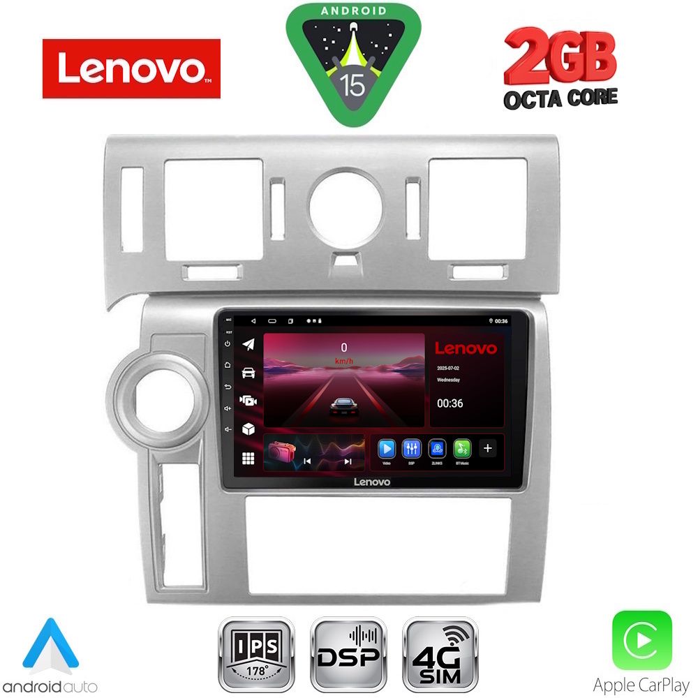 Βλησαρούλης Car Center - LENOVO LVF 5216_CPA (9inc) MULTIMEDIA TABLET for HUMMER H2 mod. 2008-2009