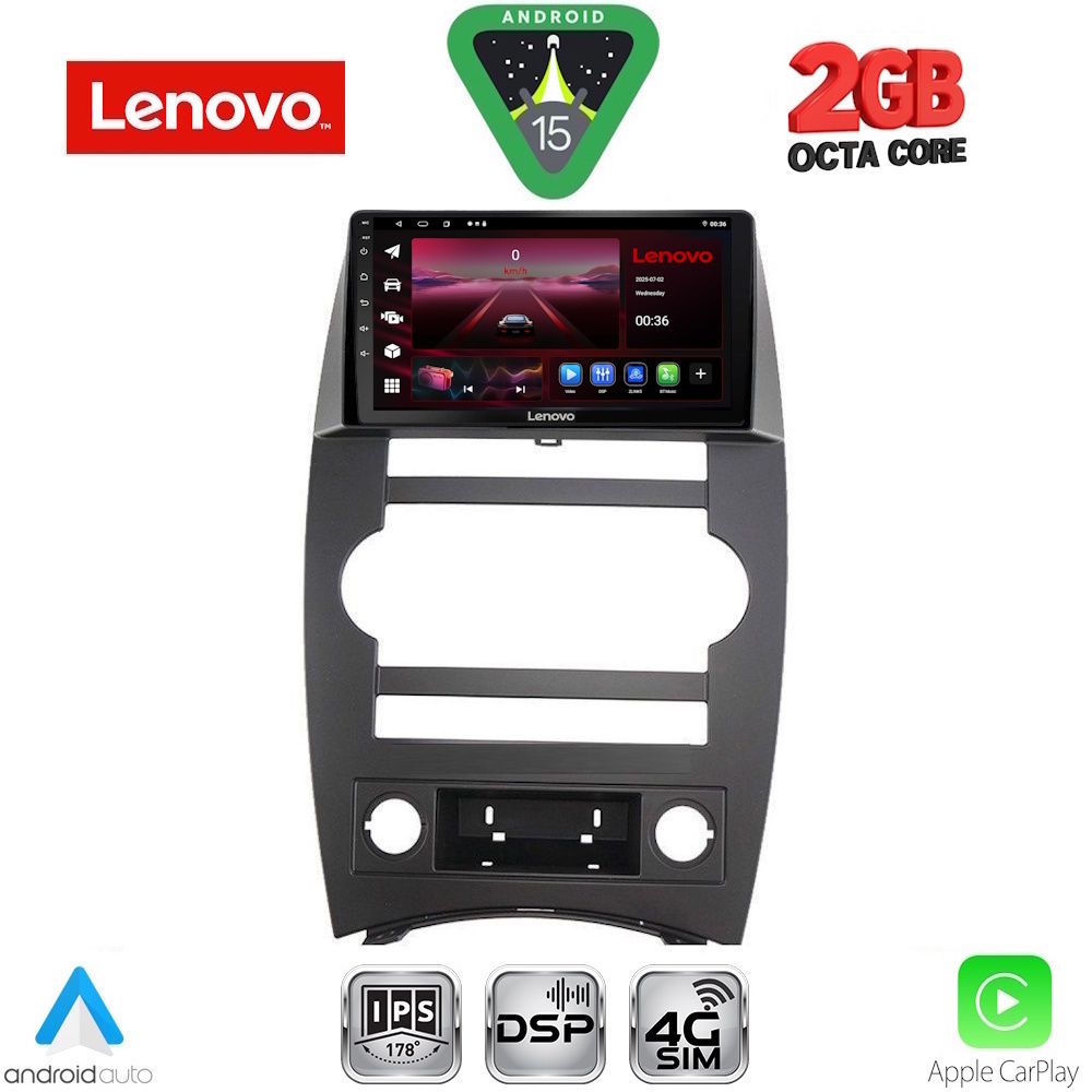 Βλησαρούλης Car Center - LENOVO LVF 5274_CPA (9inc) MULTIMEDIA TABLET for JEEP COMMANDER mod. 2007-2009