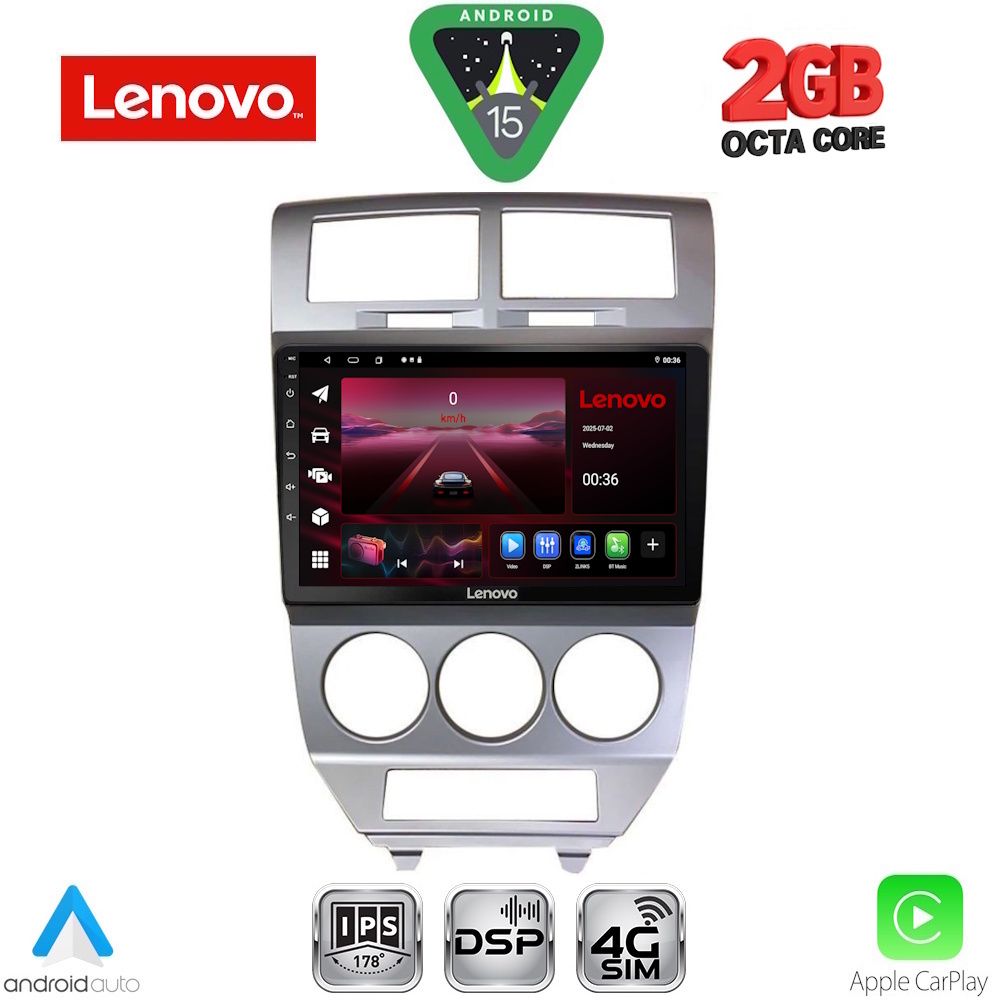 Βλησαρούλης Car Center - LENOVO LVF 5275_CPA (10inc) MULTIMEDIA TABLET for DODGE CALIBER mod. 2006-2012