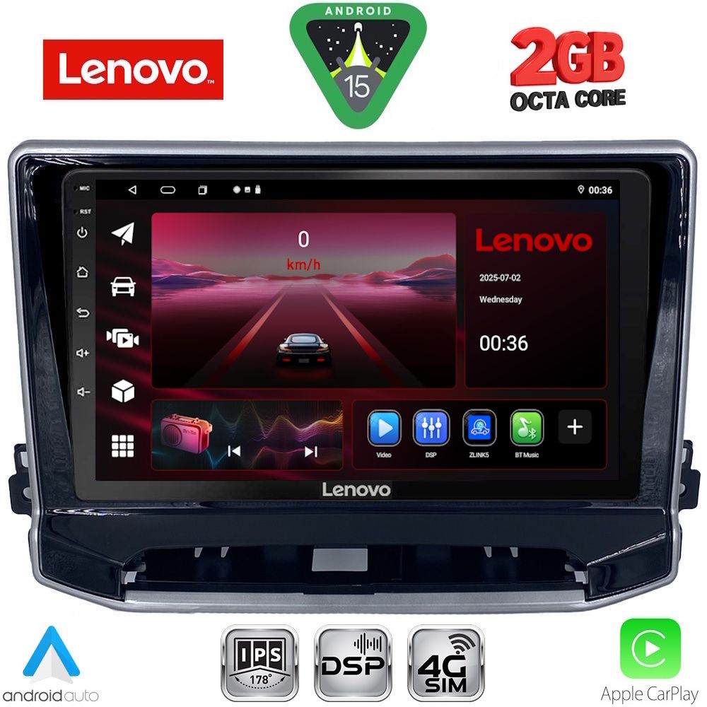 Βλησαρούλης Car Center - LENOVO LVF 5279_CPA (10inc) MULTIMEDIA TABLET for JEEP COMPASS mod. 2022-2026