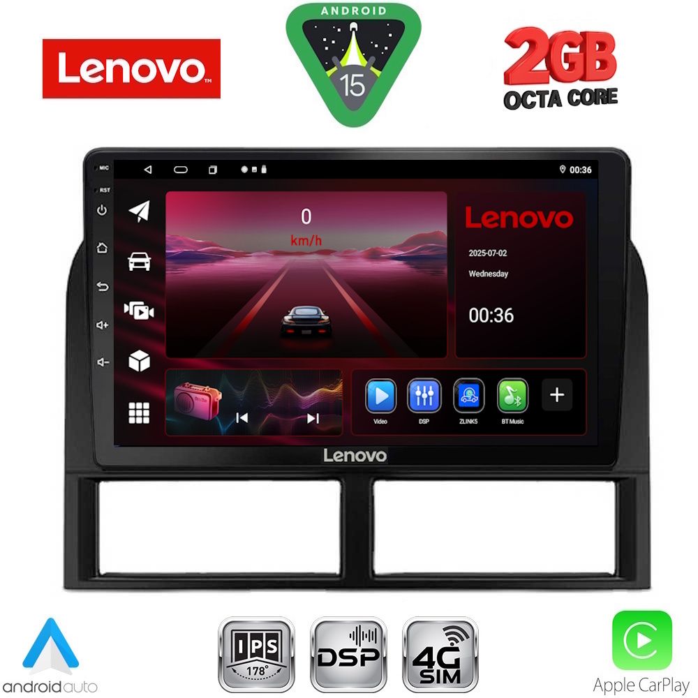 Βλησαρούλης Car Center - LENOVO LVF 5280_CPA (9inc) MULTIMEDIA TABLET for JEEP GRAND CHEROKEE mod. 1999-2004