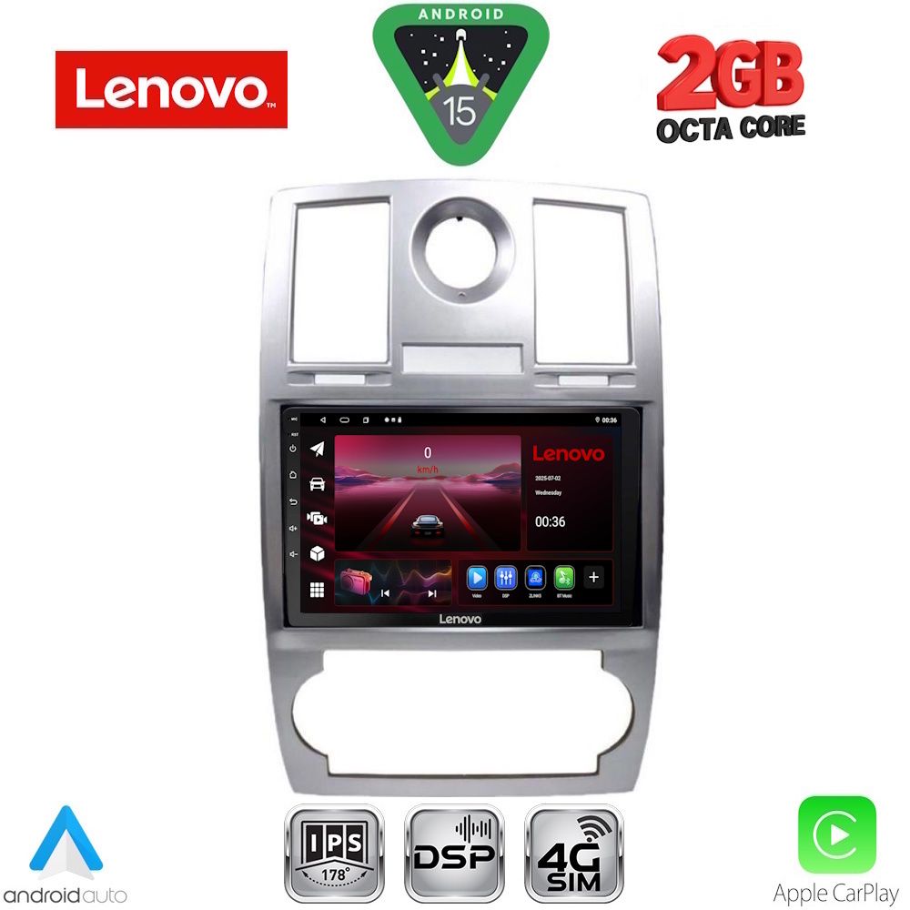 Βλησαρούλης Car Center - LENOVO LVF 5285_CPA (9inc) MULTIMEDIA TABLET for CHRYSLER 300C mod. 2005-2010