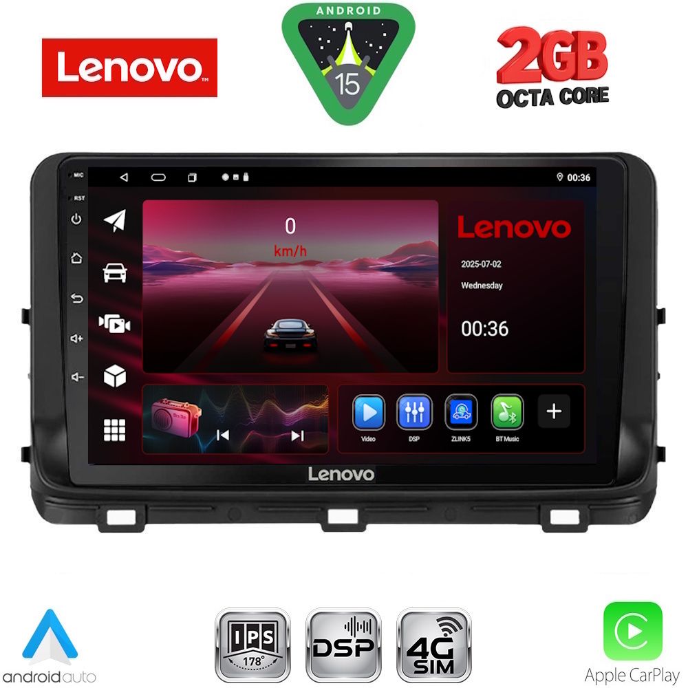 Βλησαρούλης Car Center - LENOVO LVF 5303_CPA (10inc) MULTIMEDIA TABLET for KIA CEED - XCEED mod. 2018-2022