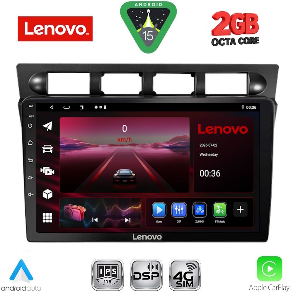 Βλησαρούλης Car Center - LENOVO LVF 5306_CPA (9inc) MULTIMEDIA TABLET for KIA PICANTO mod. 2004-2008