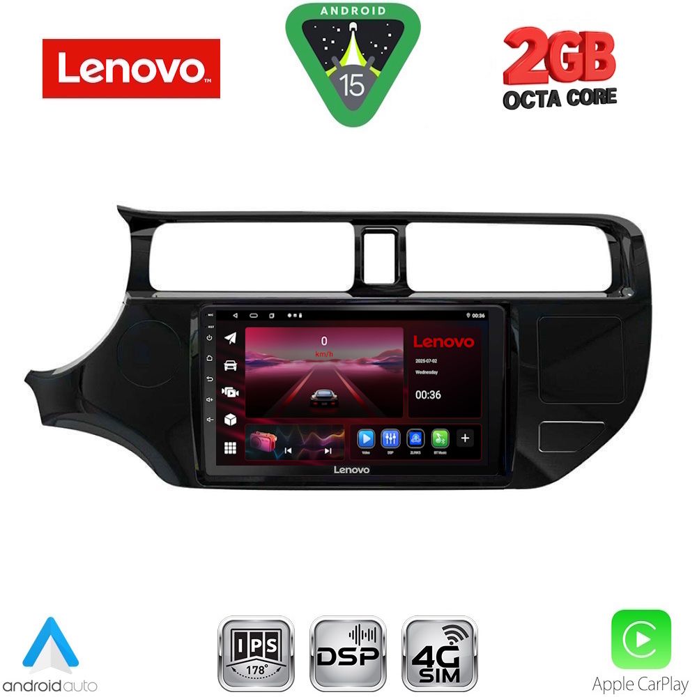 Βλησαρούλης Car Center - LENOVO LVF 5314_CPA (9inc) MULTIMEDIA TABLET for KIA RIO mod. 2012-2015