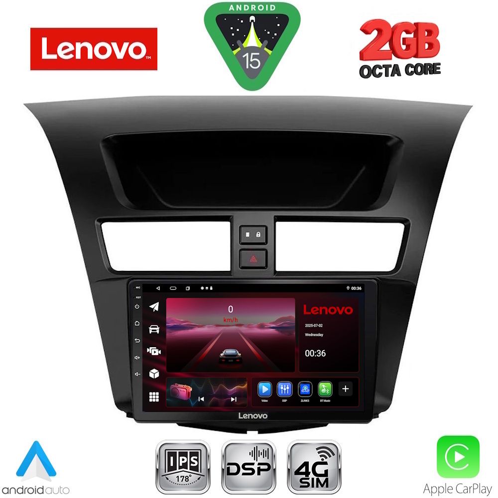 Βλησαρούλης Car Center - LENOVO LVF 5364_CPA (9inc) MULTIMEDIA TABLET for MAZDA BT50 mod. 2012-2019
