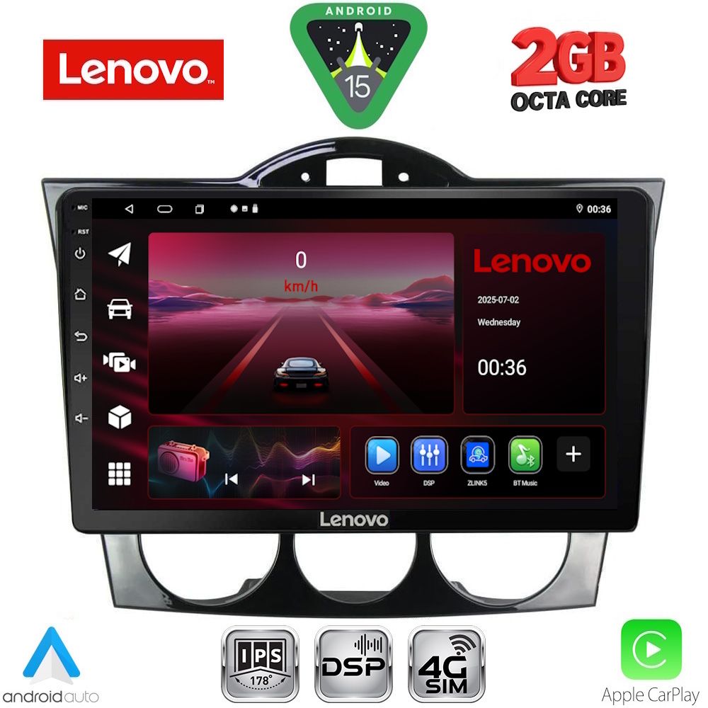 Βλησαρούλης Car Center - LENOVO LVF 5394_CPA (9inc) MULTIMEDIA TABLET for MAZDA RX8 mod. 2001-2008