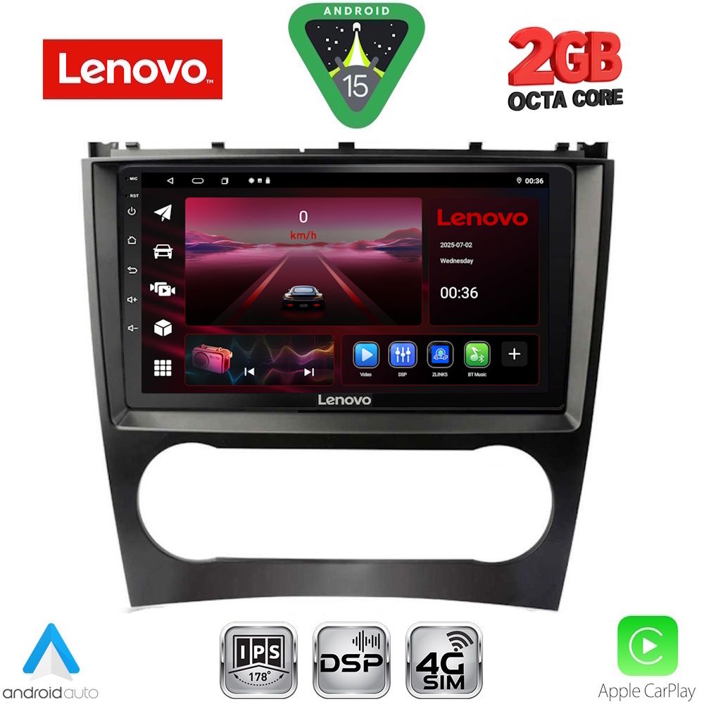 Βλησαρούλης Car Center - LENOVO LVF 5404_CPA (9inc) MULTIMEDIA TABLET for MERCEDES C – CLK (W203-209) mod. 2004-2008