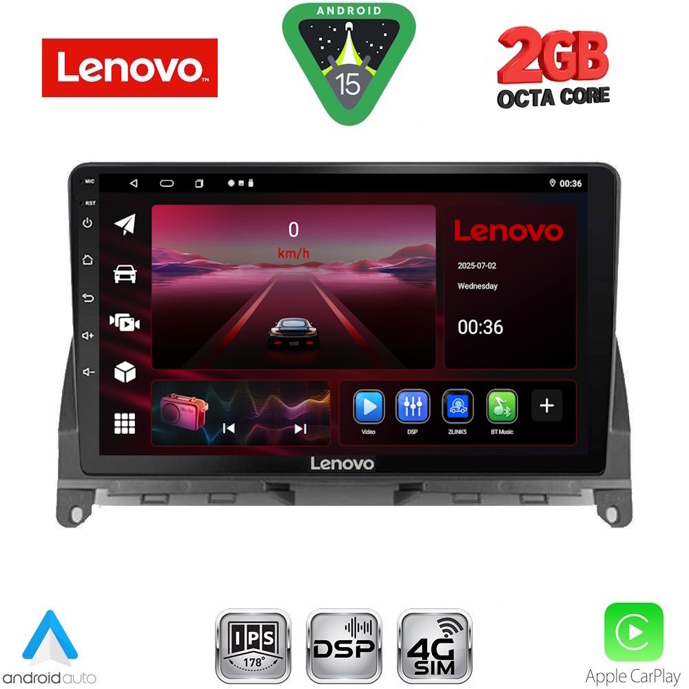 Βλησαρούλης Car Center - LENOVO LVF 5405_CPA (9inc) MULTIMEDIA TABLET for MERCEDES C (W204) mod. 2007-2011