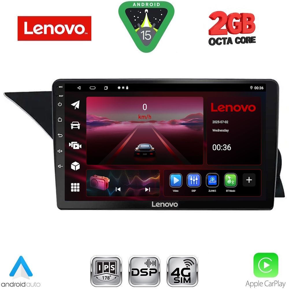 Βλησαρούλης Car Center - LENOVO LVF 5411_CPA (NTG 4.0) (9inc) MULTIMEDIA TABLET for MERCEDES GLK (X204) mod. 2008-2012