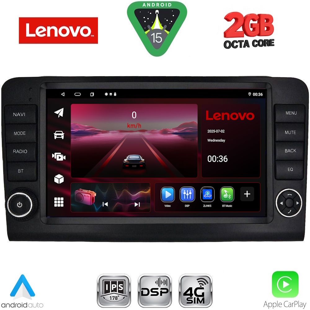Βλησαρούλης Car Center - LENOVO LVF 5416_CPA (9inc) MULTIMEDIA TABLET for MERCEDES ML (W164) – GL (X164) mod. 2005-2011