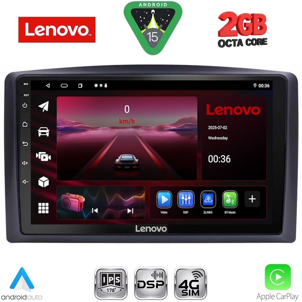 Βλησαρούλης Car Center - LENOVO LVF 5421_CPA (10inc) MULTIMEDIA TABLET for MERCEDES VITO – VIANO  (W447) mod. 2015-2022