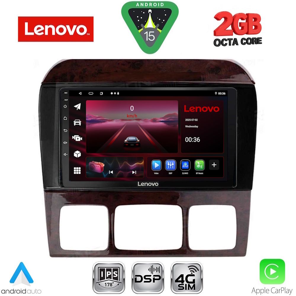 Βλησαρούλης Car Center - LENOVO LVF 5426_CPA (9inc) MULTIMEDIA TABLET for MERCEDES S (W220)  mod. 1998-2005