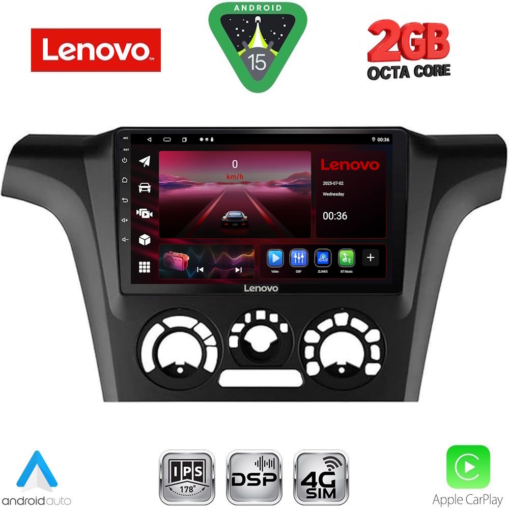 Βλησαρούλης Car Center - LENOVO LVF 5441_CPA A/C (9inc) MULTIMEDIA TABLET for MITSUBISHI OUTLANDER mod. 2001-2005
