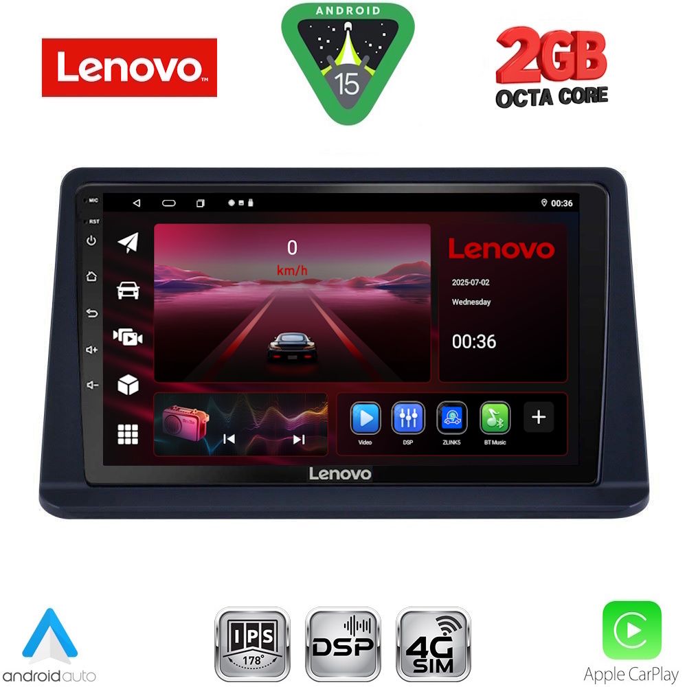 Βλησαρούλης Car Center - LENOVO LVF 5445_CPA (9inc) MULTIMEDIA TABLET for MITSUBISHI PAJERO mod. 1999-2006