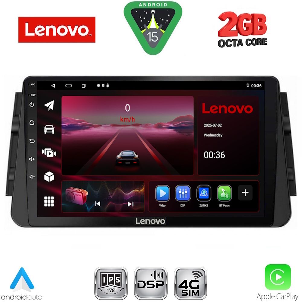 Βλησαρούλης Car Center - LENOVO LVF 5460_CPA (9inc) MULTIMEDIA TABLET for NISSAN MICRA mod. 2017-2025