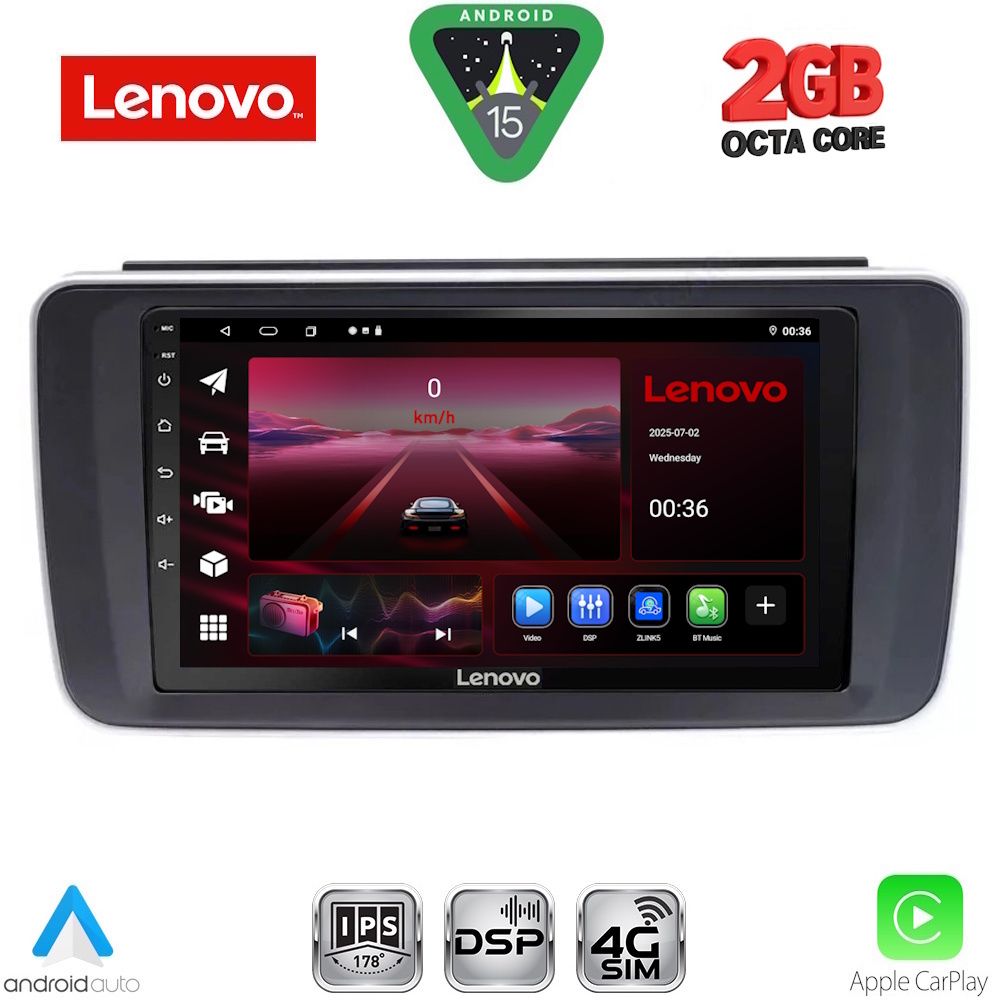 Βλησαρούλης Car Center - LENOVO LVF 5473_CPA (9inc) MULTIMEDIA TABLET for NISSAN LEAF mod. 2018-2026