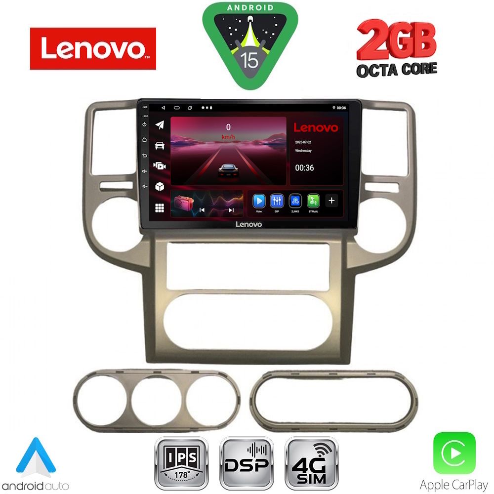 Βλησαρούλης Car Center - LENOVO LVF 5475_CPA (10inc) MULTIMEDIA TABLET for NISSAN XTRAIL mod. 2004-2007
