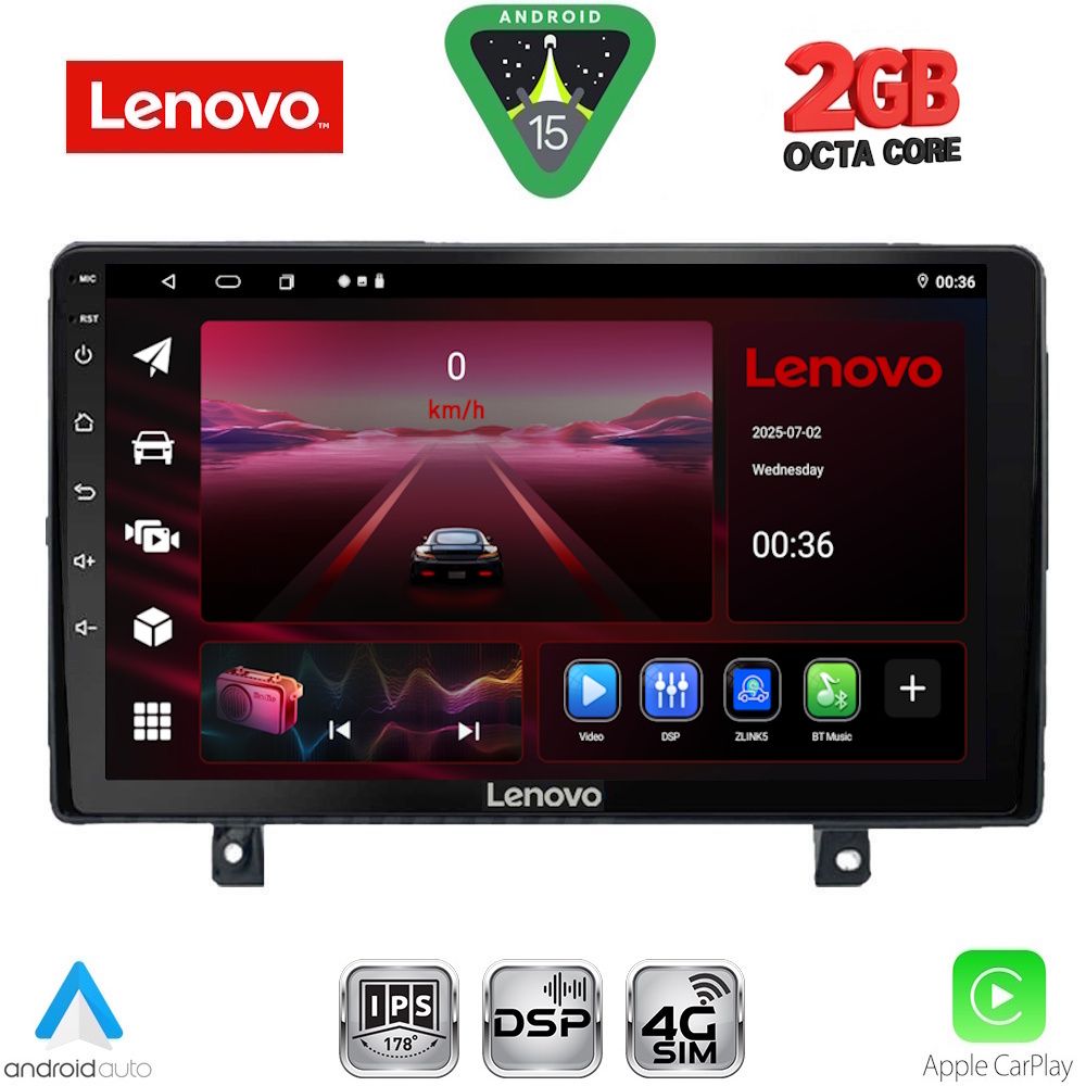 Βλησαρούλης Car Center - LENOVO LVF 5485_CPA (9inc) MULTIMEDIA TABLET for OPEL ASTRA H mod. 2004-2010