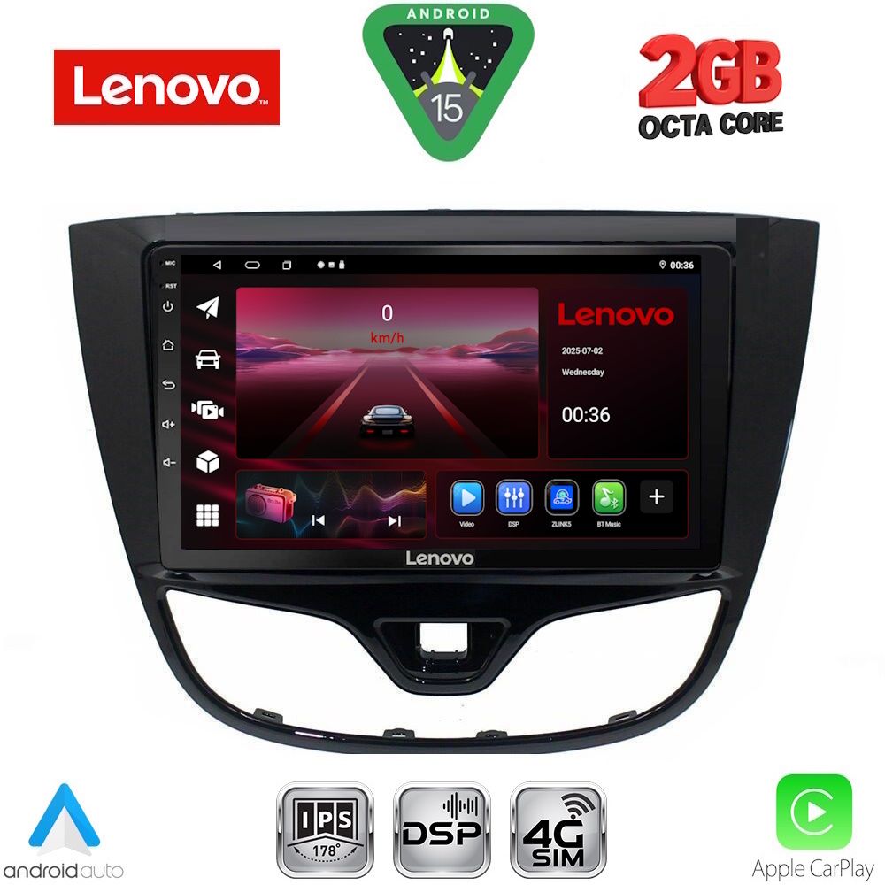 Βλησαρούλης Car Center - LENOVO LVF 5489_CPA (10inc) MULTIMEDIA TABLET for OPEL KARL mod. 2014-2019
