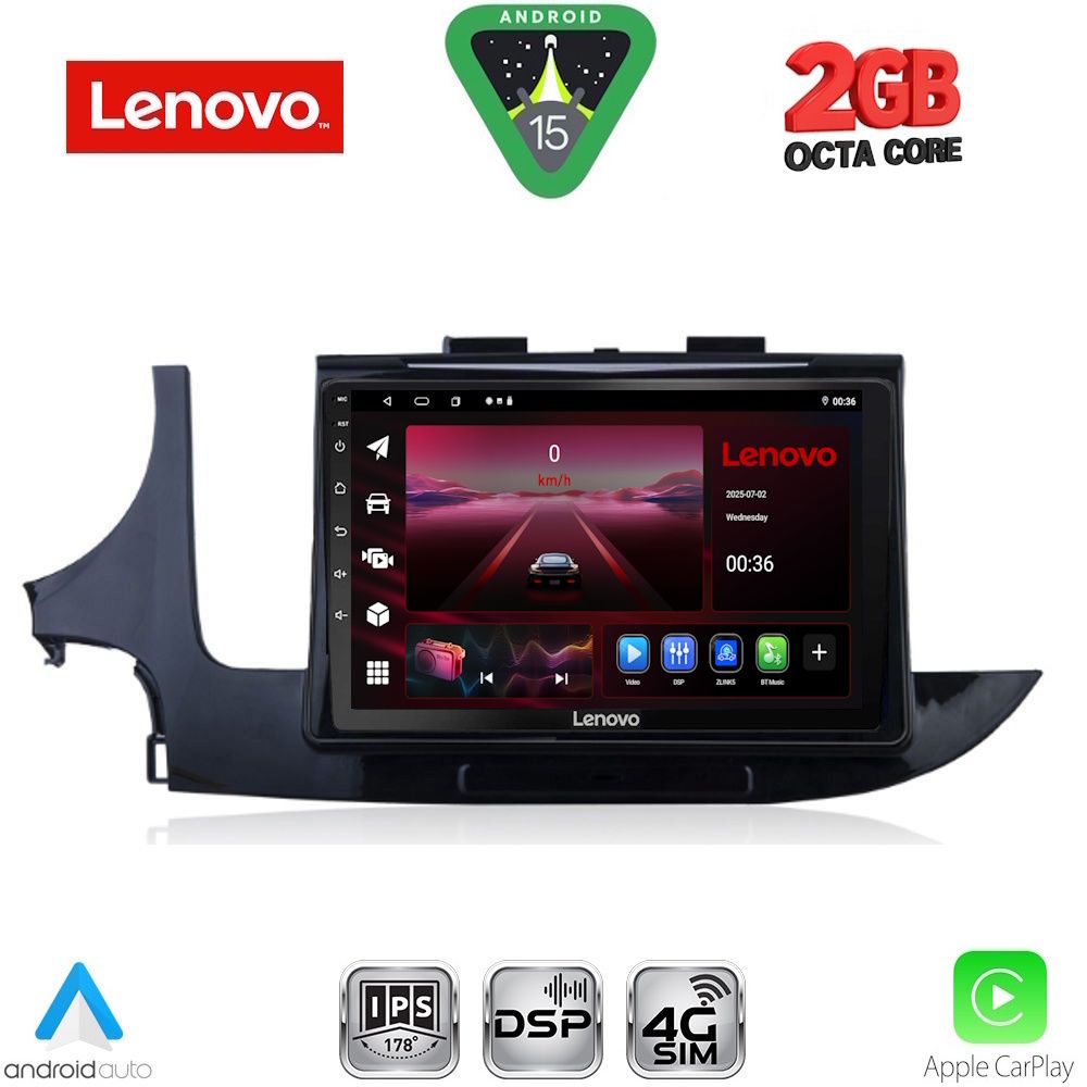 Βλησαρούλης Car Center - LENOVO LVF 5497_CPA (9inc) MULTIMEDIA TABLET for OPEL MOKKA mod. 2016-2021