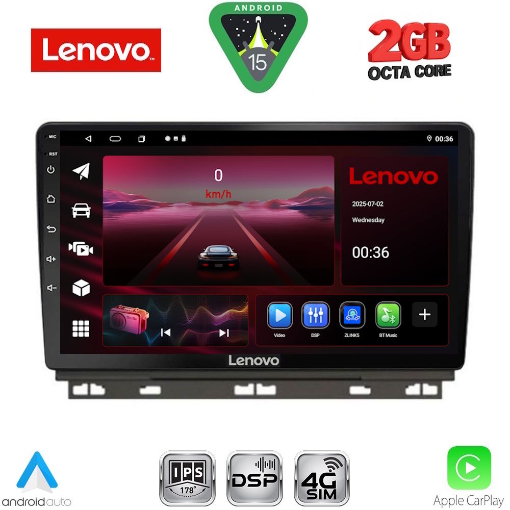 Βλησαρούλης Car Center - LENOVO LVF 5546_CPA (9inc) MULTIMEDIA TABLET for RENAULT CLIO - CAPTUR mod. 2019-2026
