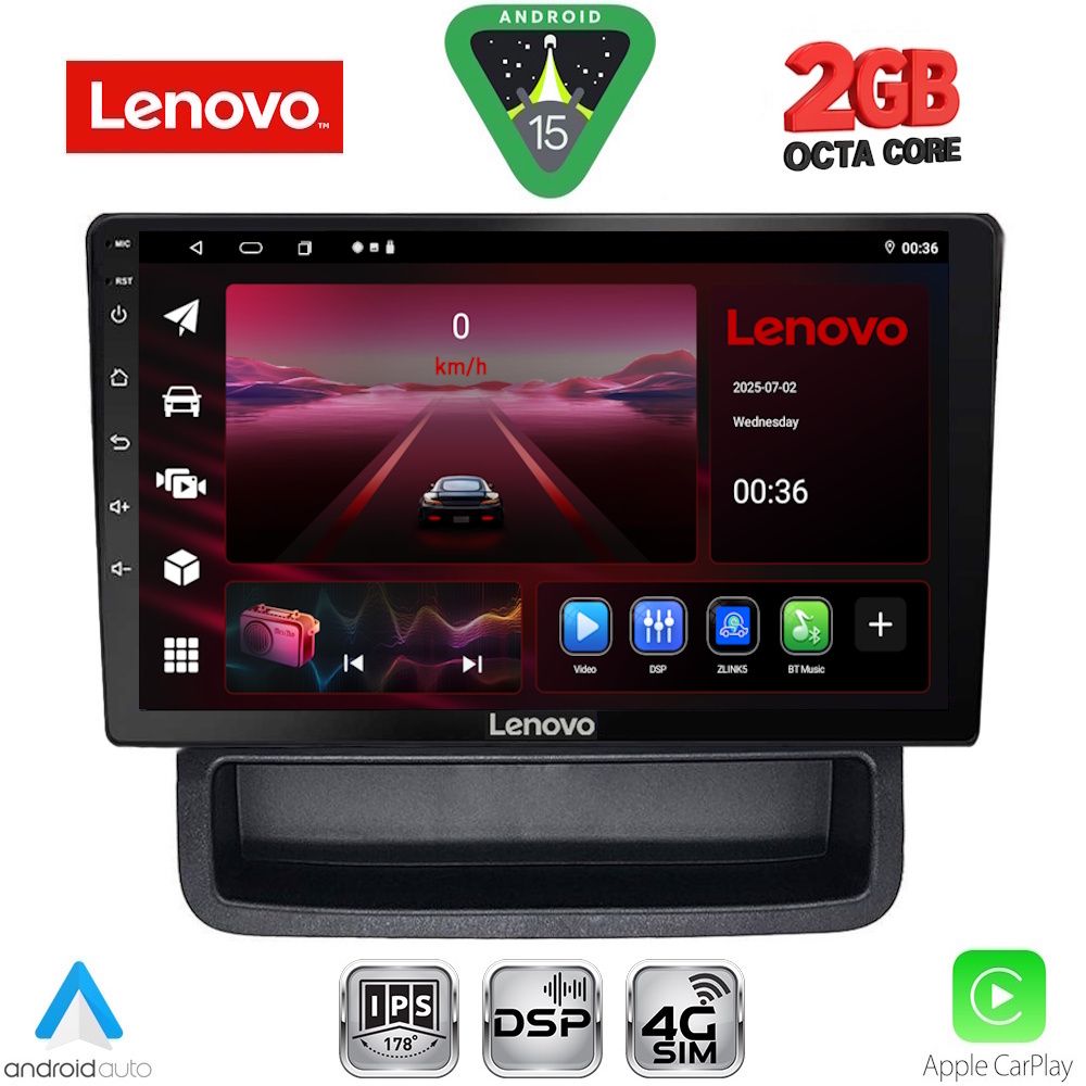 Βλησαρούλης Car Center - LENOVO LVF 5559_CPA (10inc) MULTIMEDIA TABLET for OPEL VIVARO – RENAULT TRAFIC - NISSAN PRIMASTAR mod. 2004-2015