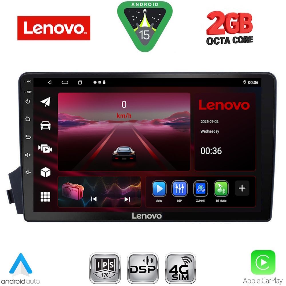 Βλησαρούλης Car Center - LENOVO LVF 5650_CPA (9inc) MULTIMEDIA TABLET for SSANGYONG ACTYON - KYRON mod. 2006-2015