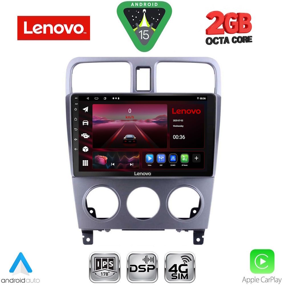Βλησαρούλης Car Center - LENOVO LVF 5661_CPA (9inc) MULTIMEDIA TABLET for SUBARU FORESTER  mod. 2002-2008