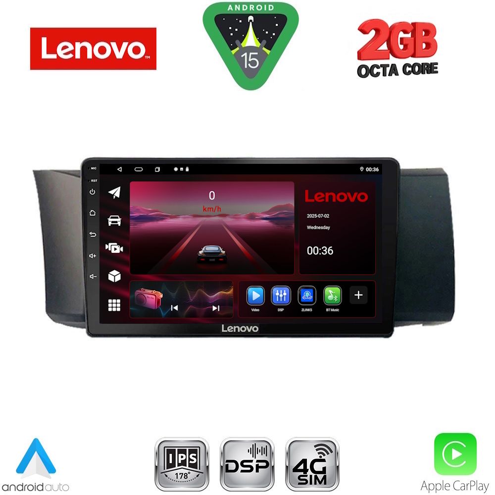 Βλησαρούλης Car Center - LENOVO LVF 5669_CPA (9inc) MULTIMEDIA TABLET for TOYOTA GT86 - SUBARU BRZ mod. 2012-2026