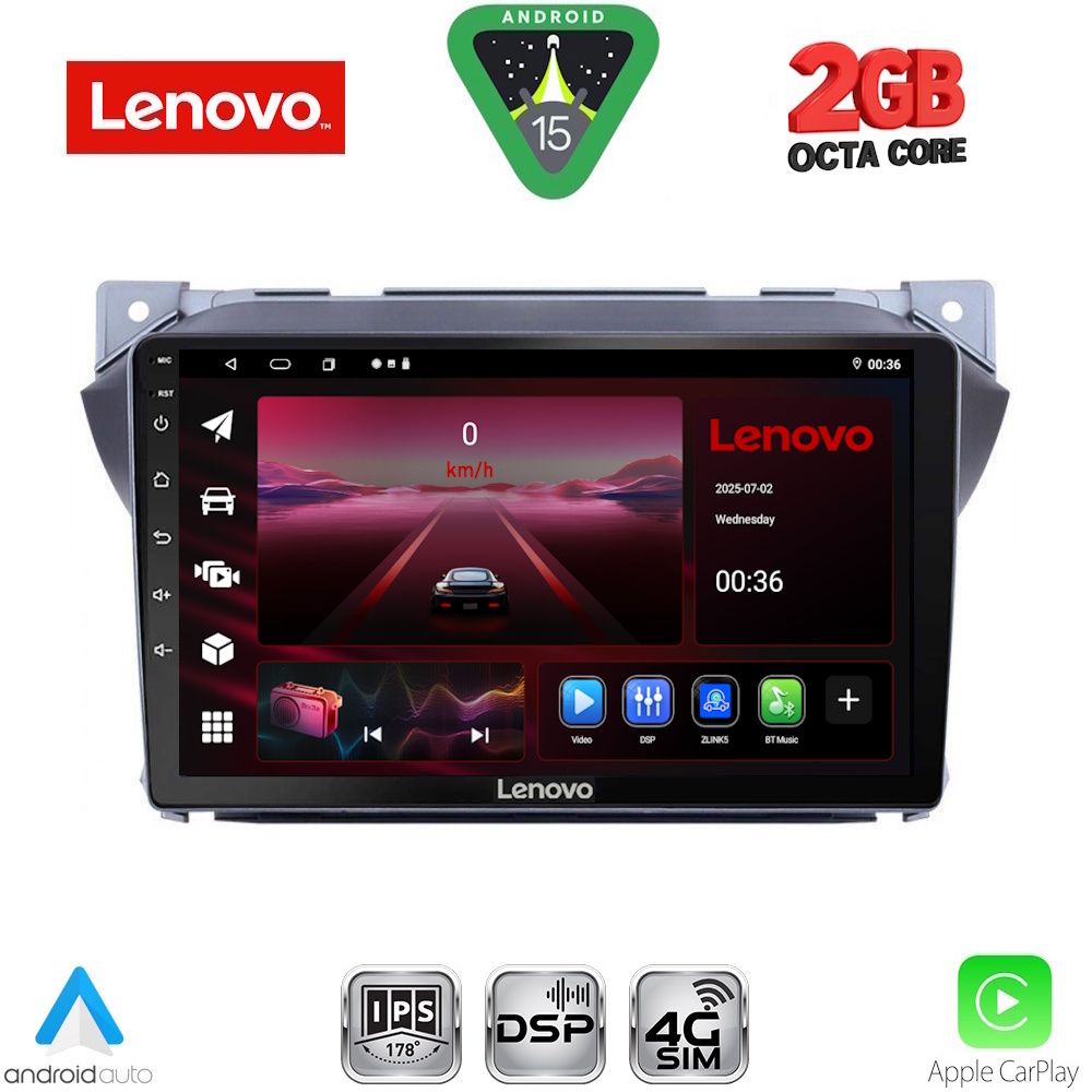 Βλησαρούλης Car Center - LENOVO LVF 5670_CPA (9inc) MULTIMEDIA TABLET for SUZUKI ALTO - NISSAN PIXO mod. 2009-2014