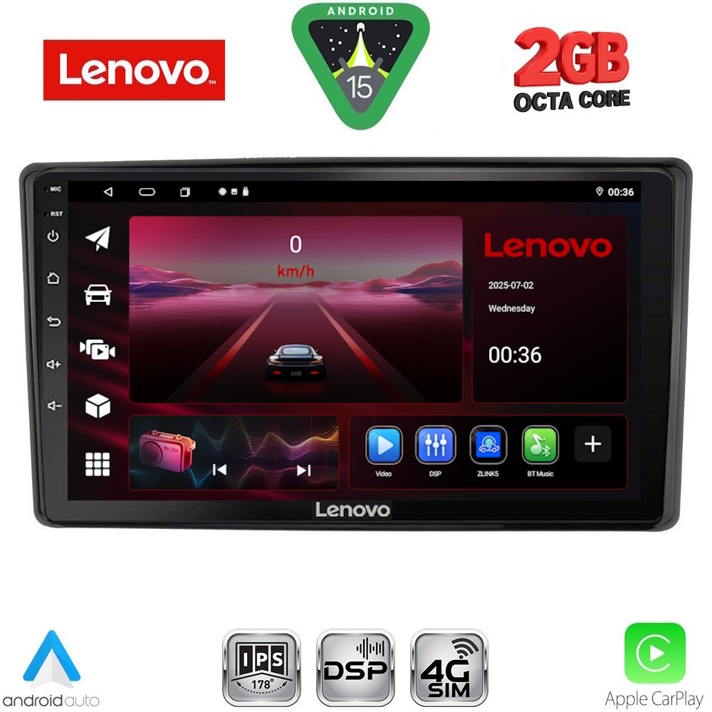 Βλησαρούλης Car Center - LENOVO LVF 5701_CPA (10inc) MULTIMEDIA TABLET for TOYOTA RAIZE mod. 2020-2026