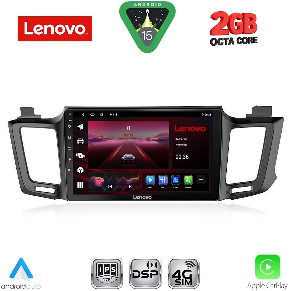 Βλησαρούλης Car Center - LENOVO LVF 5733_CPA (10inc) MULTIMEDIA TABLET for TOYOTA RAV 4 mod. 2013-2019